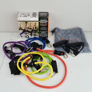 SmarterLife Products Premium Resistance Band Set of 5 New